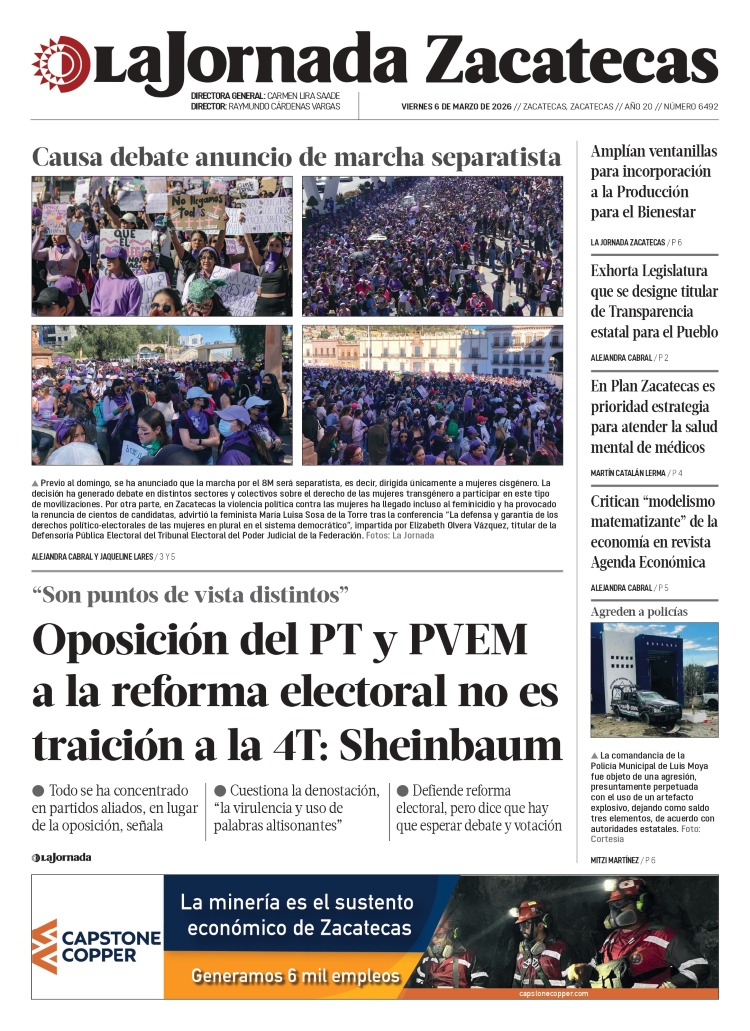 06 de Marzo de 2026 – Oposición del PT y PVEM a la reforma electoral no es traición a la 4T: Sheinbaum