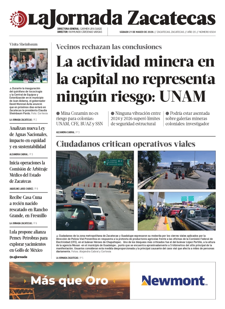 21 de Marzo de 2026 – La actividad minera en la capital no representa ningún riesgo: UNAM