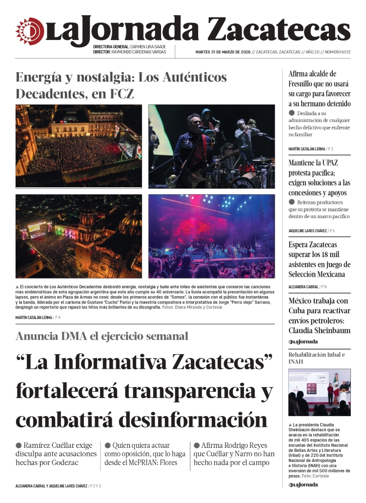 31 de Marzo de 2026 – “La Informativa Zacatecas” fortalecerá transparencia y combatirá desinformación