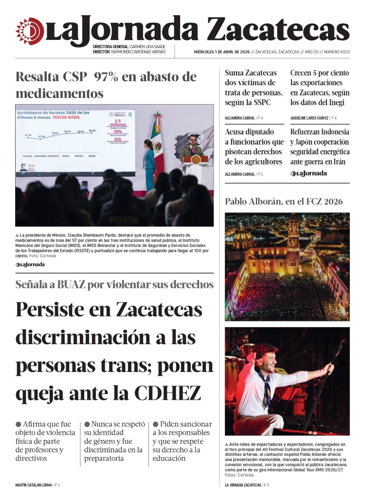 01 de Abril de 2026 – Persiste en Zacatecas discriminación a las personas trans; ponen queja ante la CDHEZ