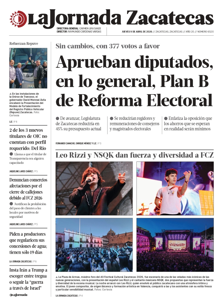 09 de Abril de 2026 – Aprueban diputados, en lo general, Plan B de Reforma Electoral