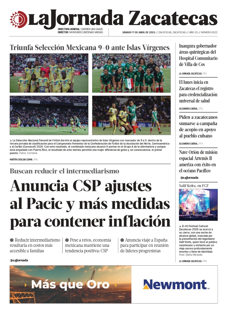11 de Abril de 2026 – Anuncia CSP ajustes al Pacic y más medidas para contener inflación