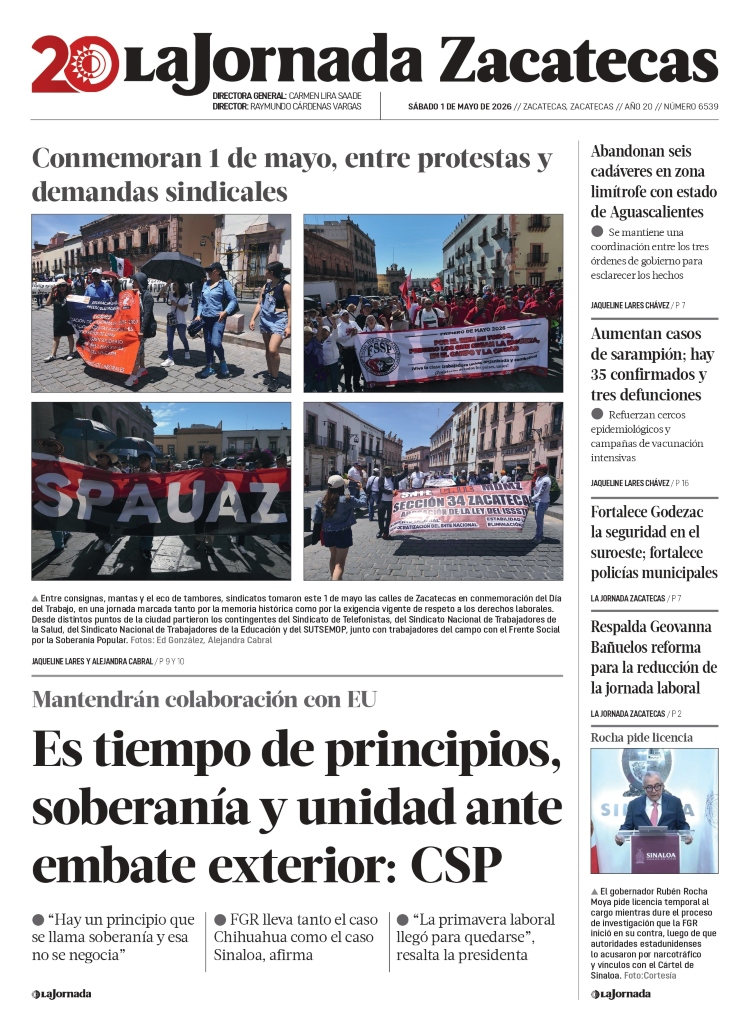 02 de Mayo de 2026 – Es tiempo de principios, soberanía y unidad ante embate exterior: CSP