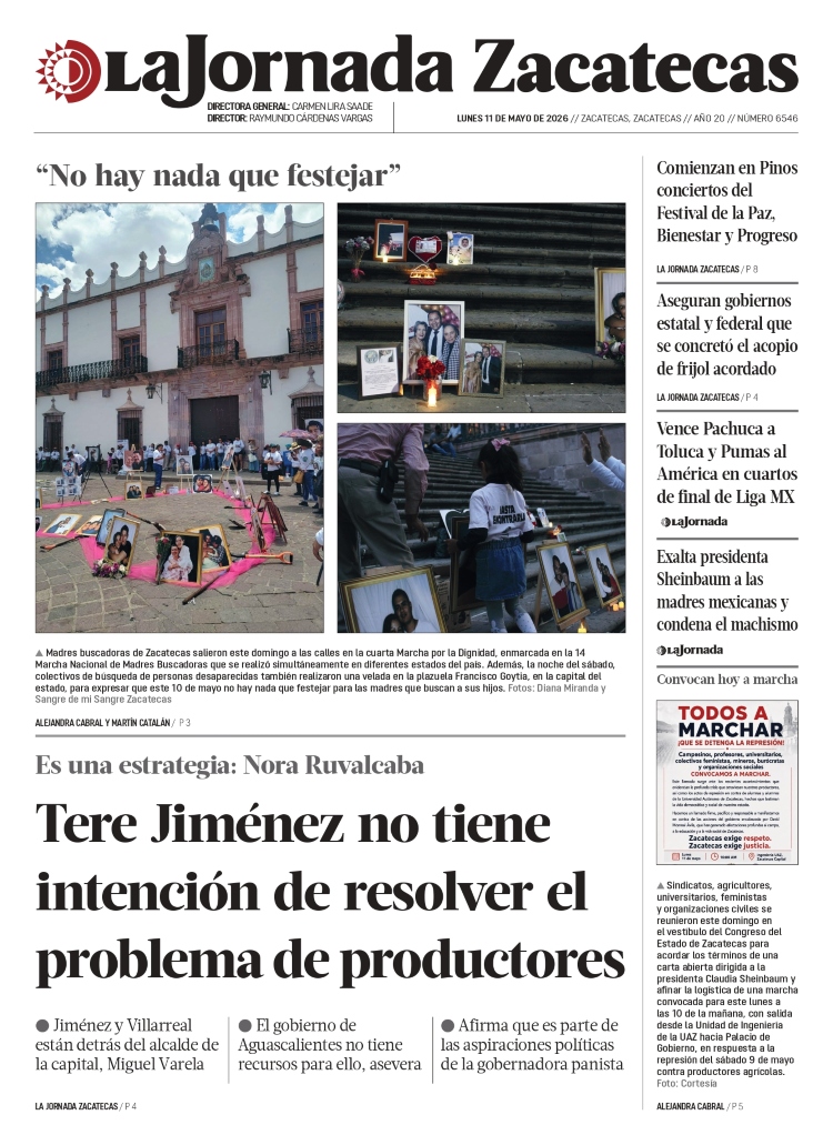 11 de Mayo de 2026 – Tere Jiménez no tiene intención de resolver el problema de productores