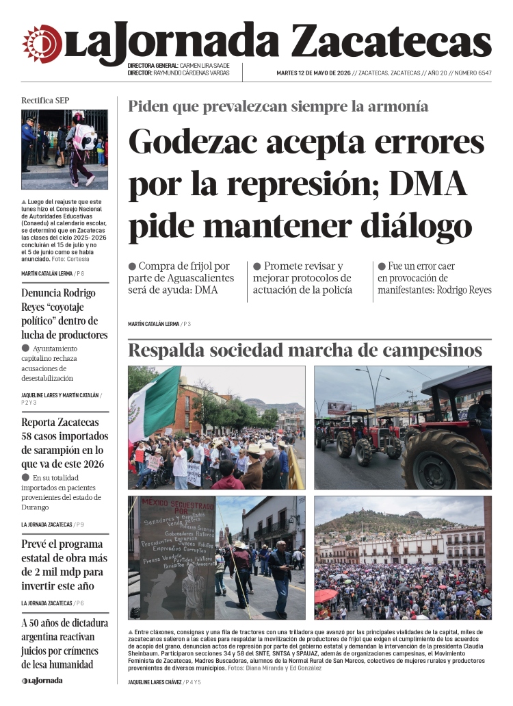 12 de Mayo de 2026 – Godezac acepta errores por la represión; DMA pide mantener diálogo