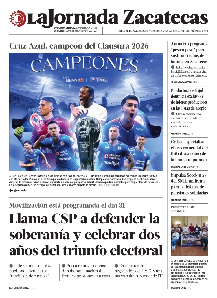 25 de Mayo de 2026 – Llama CSP a defender la soberanía y celebrar dos años del triunfo electoral