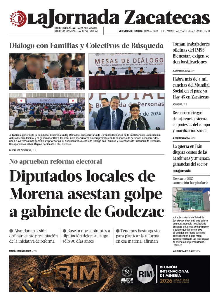 05 de Junio de 2026 – Diputados locales de Morena asestan golpe a gabinete de Godezac