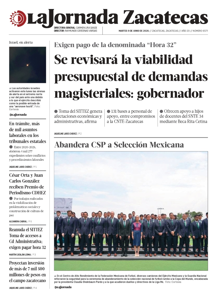 09 de Junio de 2026 – Se revisará la viabilidad presupuestal de demandas magisteriales: gobernador
