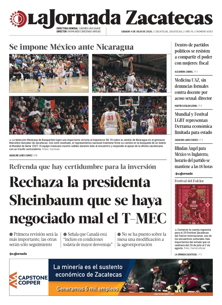 04 de Julio de 2026 – Rechaza la presidenta Sheinbaum que se haya negociado mal el T-MEC