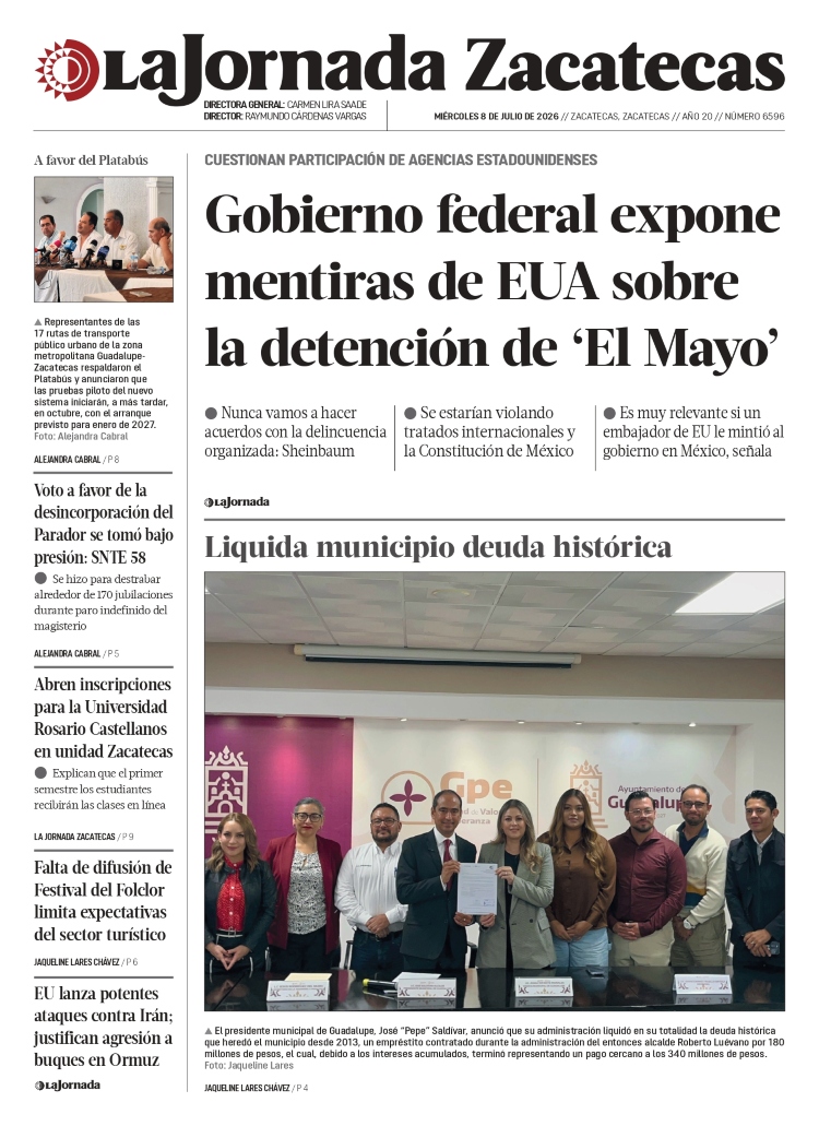 08 de Julio de 2026 – Gobierno federal expone mentiras de EUA sobre la detención de ‘El Mayo’
