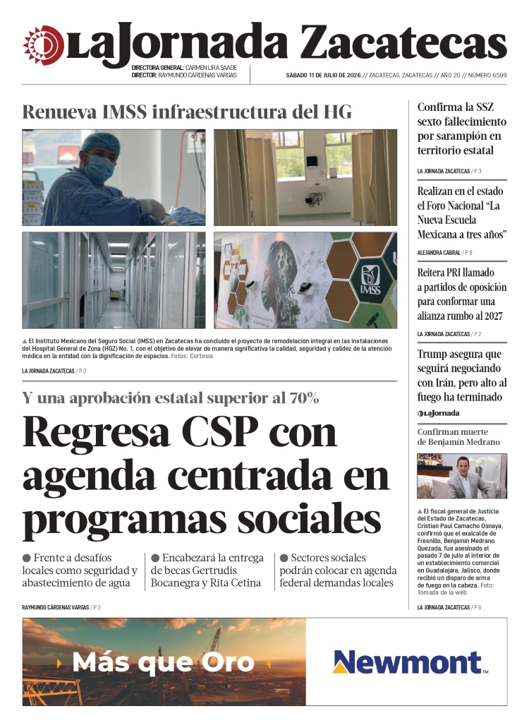 11 de Julio de 2026 – Regresa CSP con agenda centrada en programas sociales