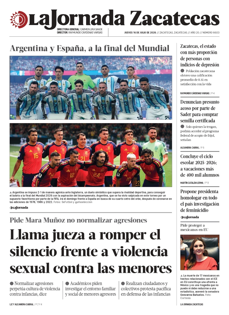 16 de Julio de 2026 – Llama jueza a romper el silencio frente a violencia sexual contra las menores