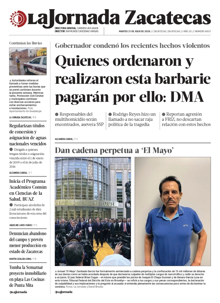 21 de Julio de 2026 – Quienes ordenaron y realizaron esta barbarie pagarán por ello: DMA