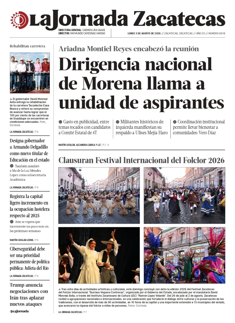03 de Agosto de 2026 – Dirigencia nacional de Morena llama a unidad de aspirantes