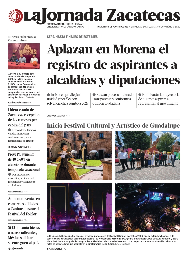 05 de Agosto de 2026 – Aplazan en Morena el registro de aspirantes a alcaldías y diputaciones