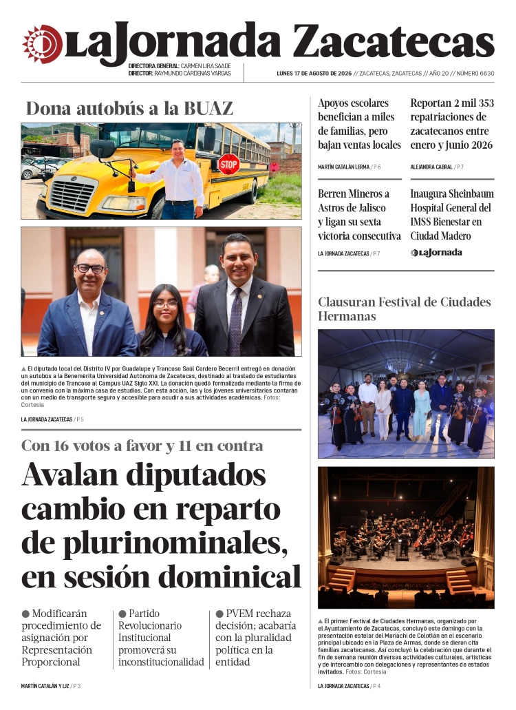 17 de Agosto de 2026 – Avalan diputados cambio en reparto de plurinominales, en sesión dominical