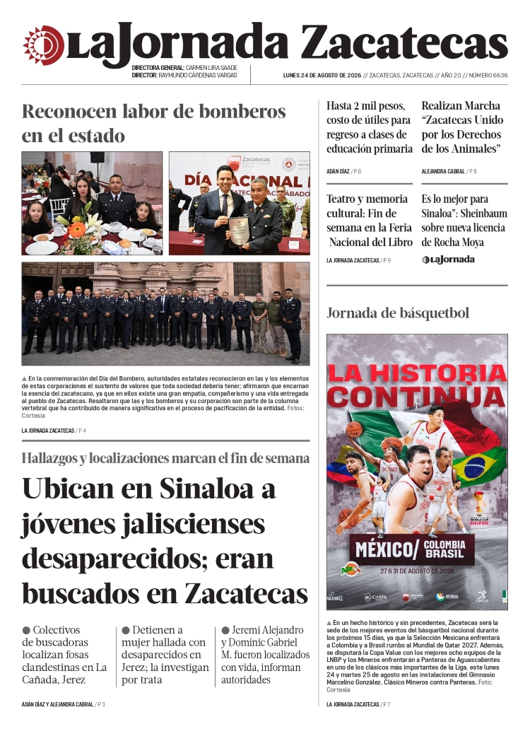 24 de Agosto de 2026 – Ubican en Sinaloa a jóvenes jaliscienses desaparecidos; eran buscados en Zacatecas