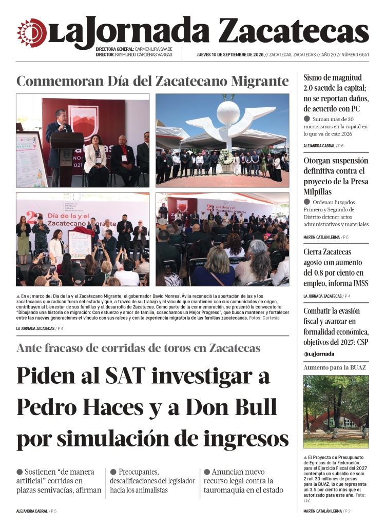 10 de Septiembre de 2026 – Piden al SAT investigar a Pedro Haces y a Don Bull por simulación de ingresos