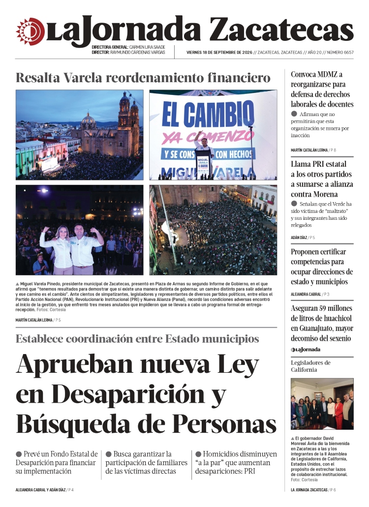 18 de Septiembre de 2026 – Aprueban nueva Ley en Desaparición y Búsqueda de Personas