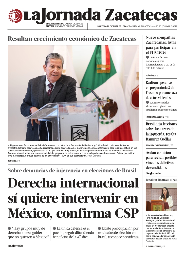 06 de Octubre de 2026 – Derecha internacional sí quiere intervenir en México, confirma CSP