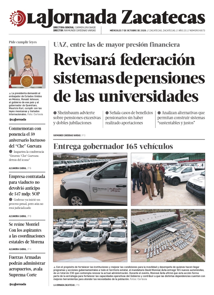 07 de Octubre de 2026 – Revisará federación sistemas de pensiones de las universidades